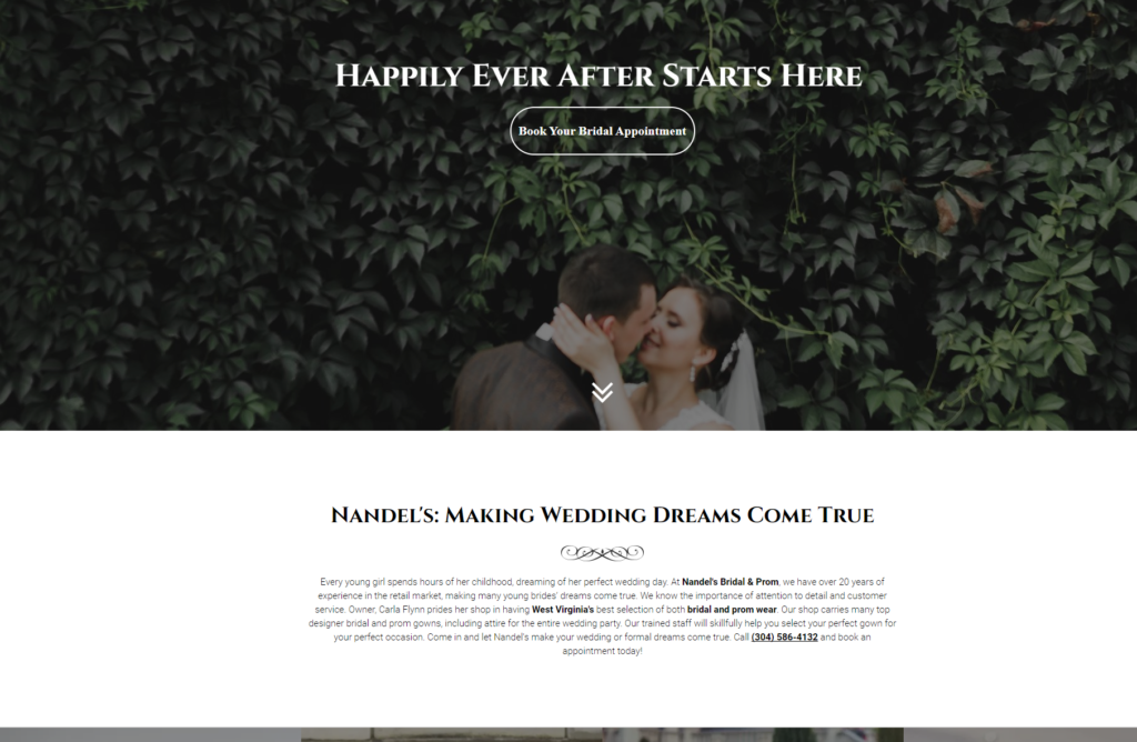 Wedding and Bridal Website